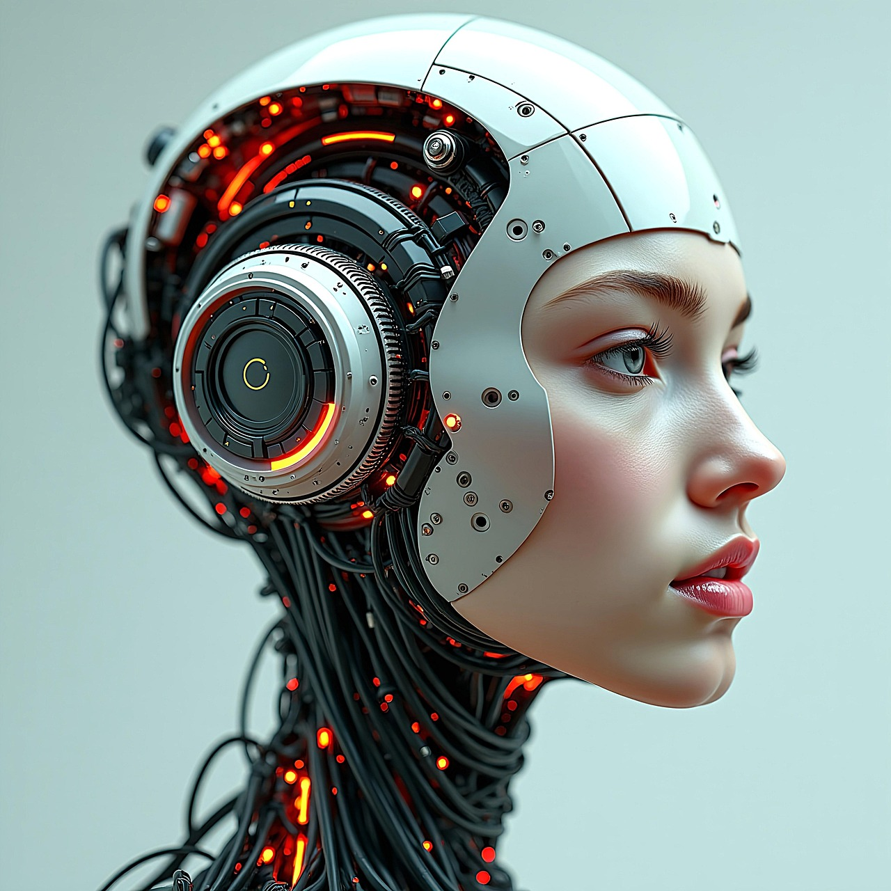 Avatar cyborg d'IA